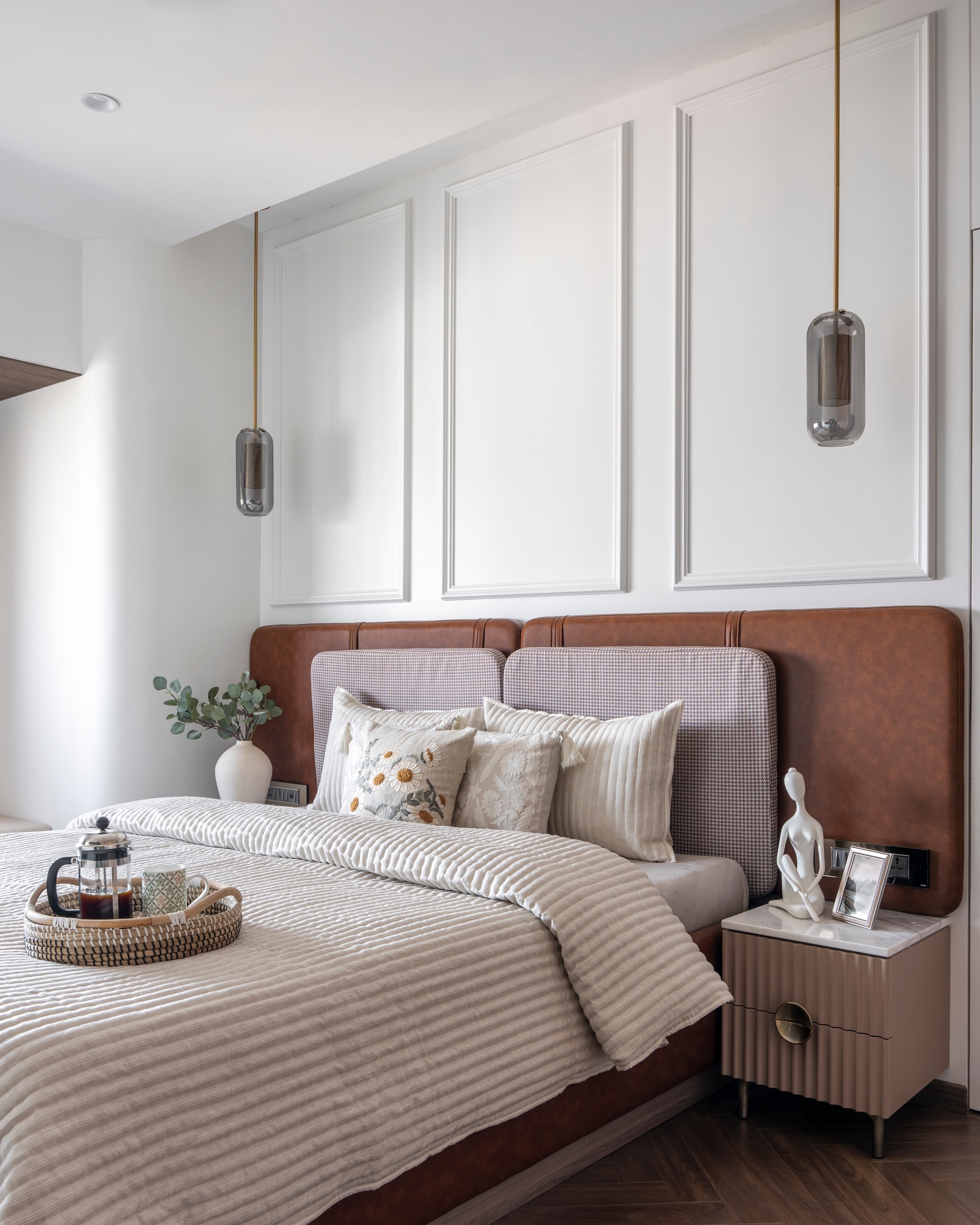 Nestled in the suburbs of Mumbai “The Nest”, aptly named by Ar. Raj Kothari, founder of Avvo Architects, represents an abode that fosters a sense of warmth and happiness — interior design by Avvo Architects in Mumbai