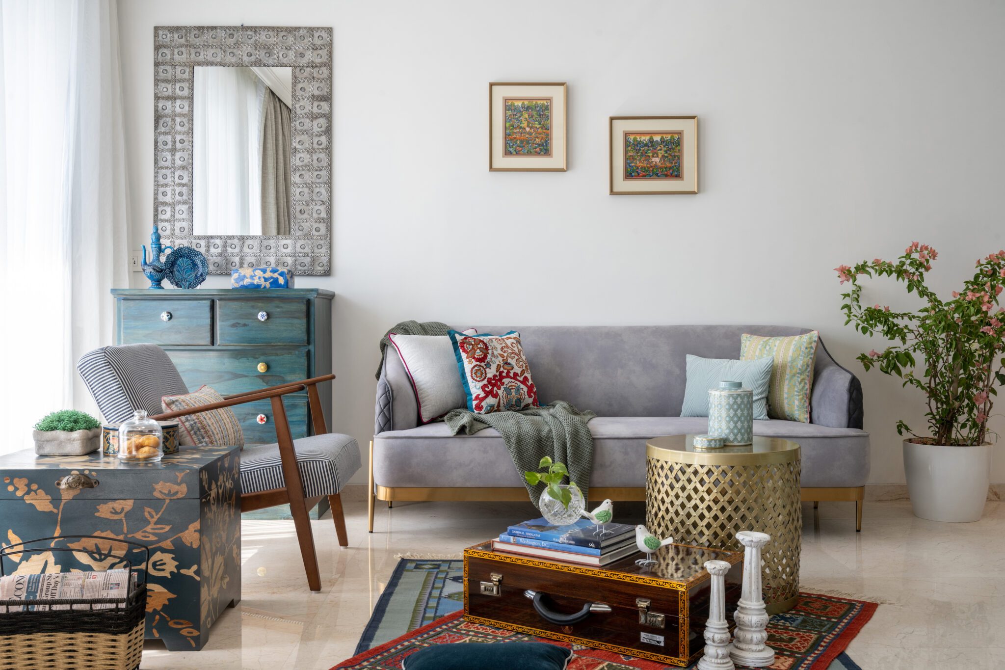 The Tropical Nest by VRCS Interiors: A stunning 3BHK home in Goregaon, Mumbai inspired by Tropical Modernism — interior design by VRCS in Mumbai, Maharashtra