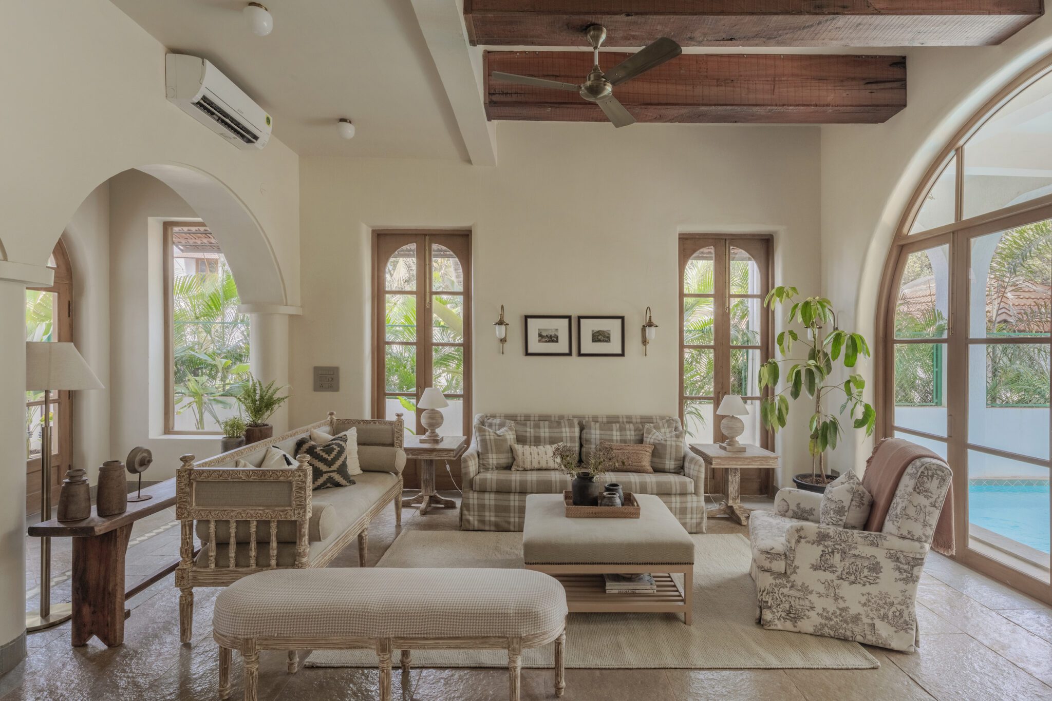 The Country Home by Papersky Studio: A Serene Retreat in Anjuna, Goa — interior design by  Papersky Studio in   Anjuna, Goa