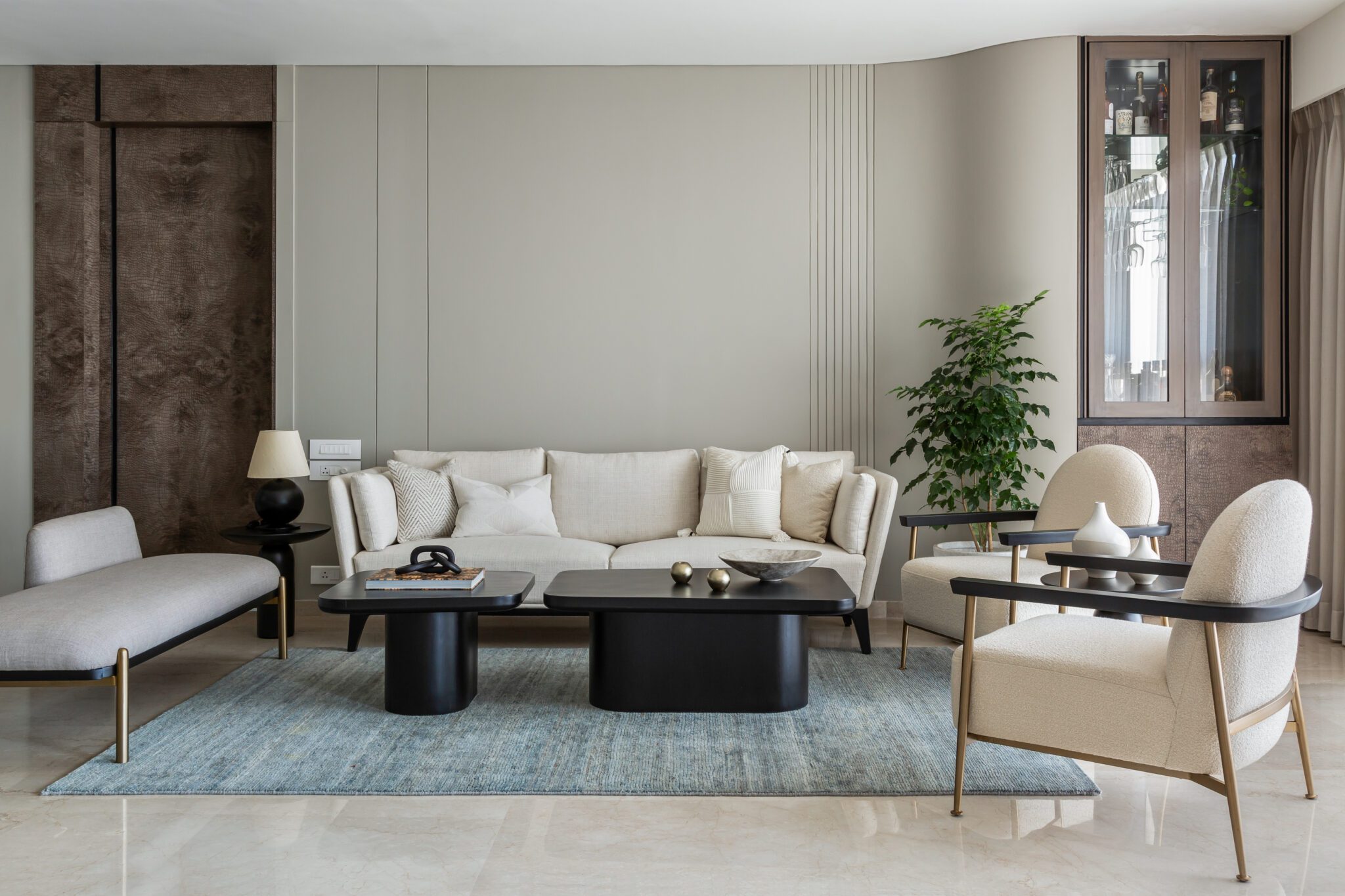 Hipcouch’s design mastery turns a compact Mumbai apartment into a chic, multifunctional home that’s as stylish as it is practical — interior design by Hipcouch in Dadar, Mumbai