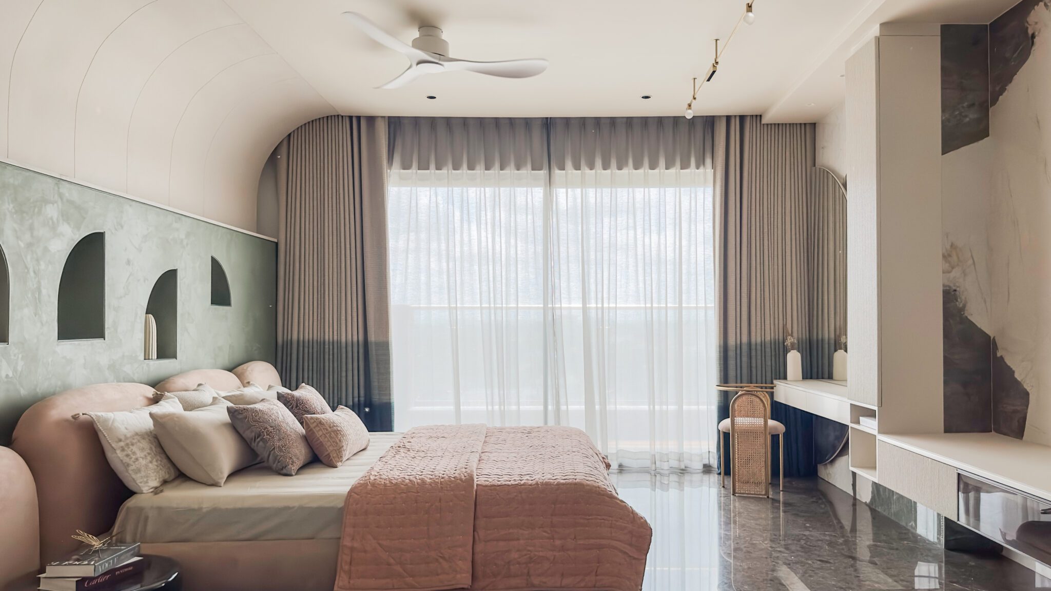 The Flowing Alcove: A Hyderabad Home Where Light and Shadow Tell Stories — interior design by featured studio in Hyderabad, Telangana