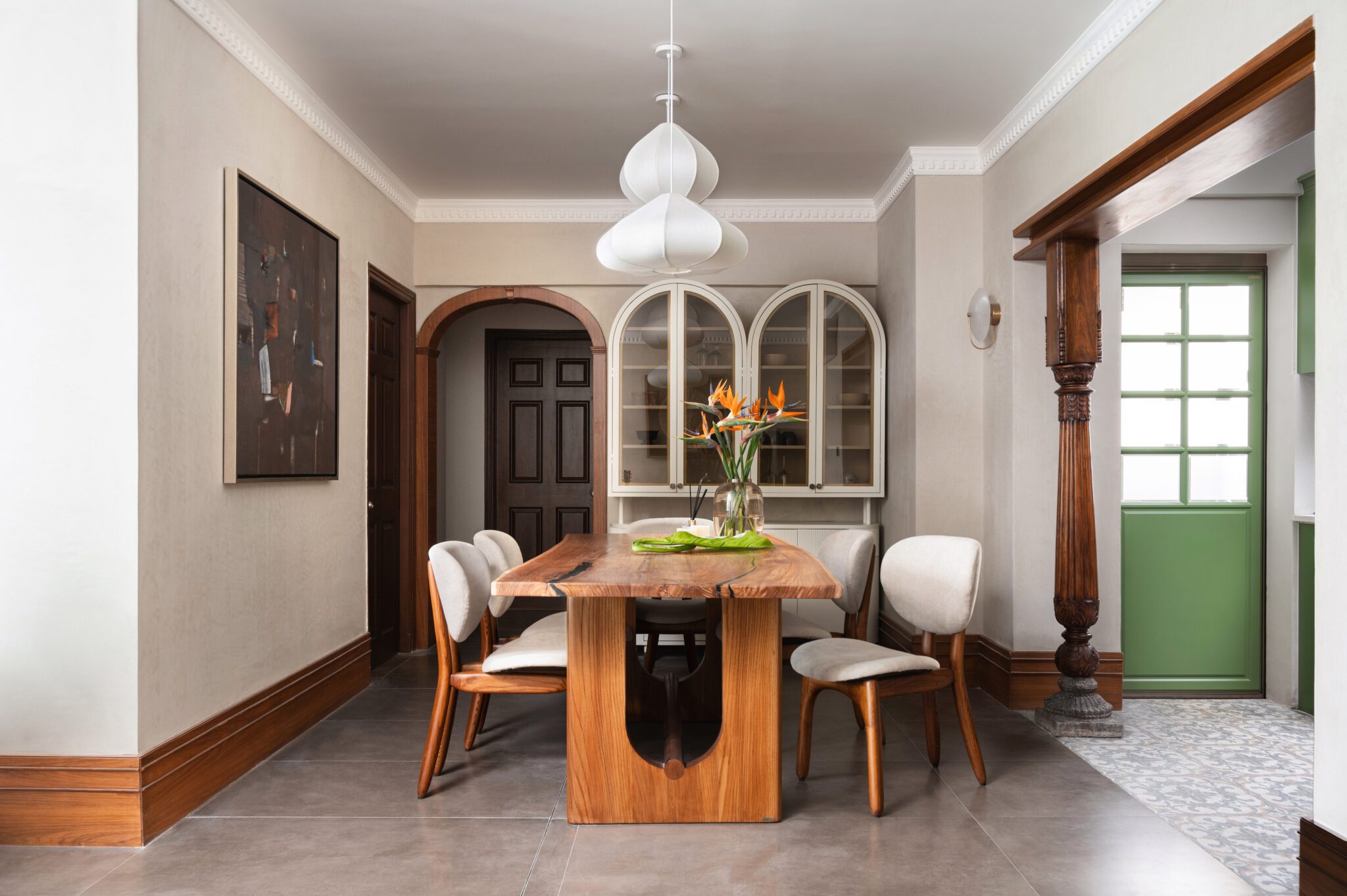 Studio MG Crafts India-Modern Aesthetic in 1,900 Sq. Ft. Bangalore Home A Home that brings Kerala’s spirit to Bangalore  — interior design by featured studio in Bangalore, India