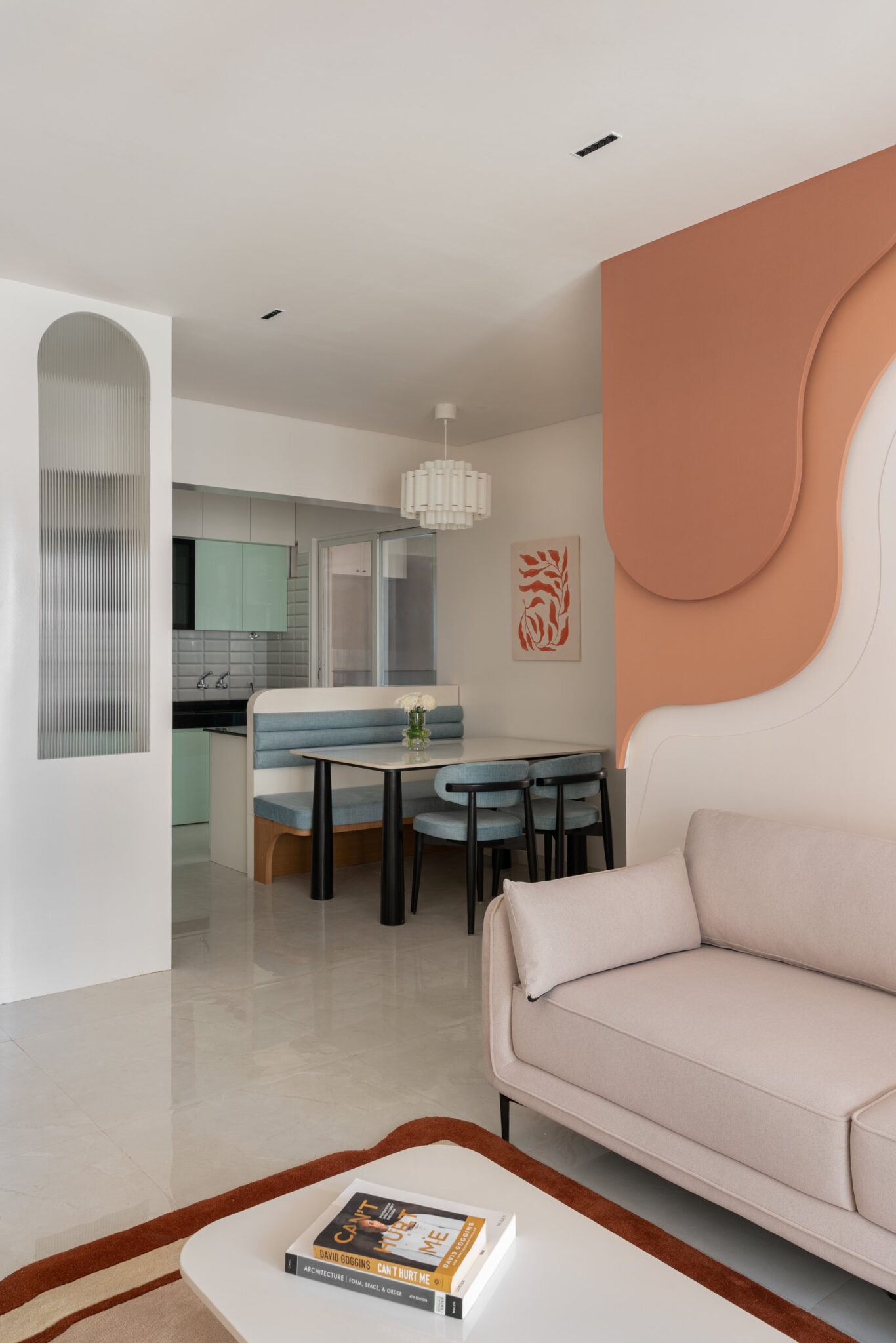 Zen: A Pune Apartment Where Curves Quietly Rewrite the Rules of Compact Living — interior design by The Archville Studio in Pune, Maharashtra