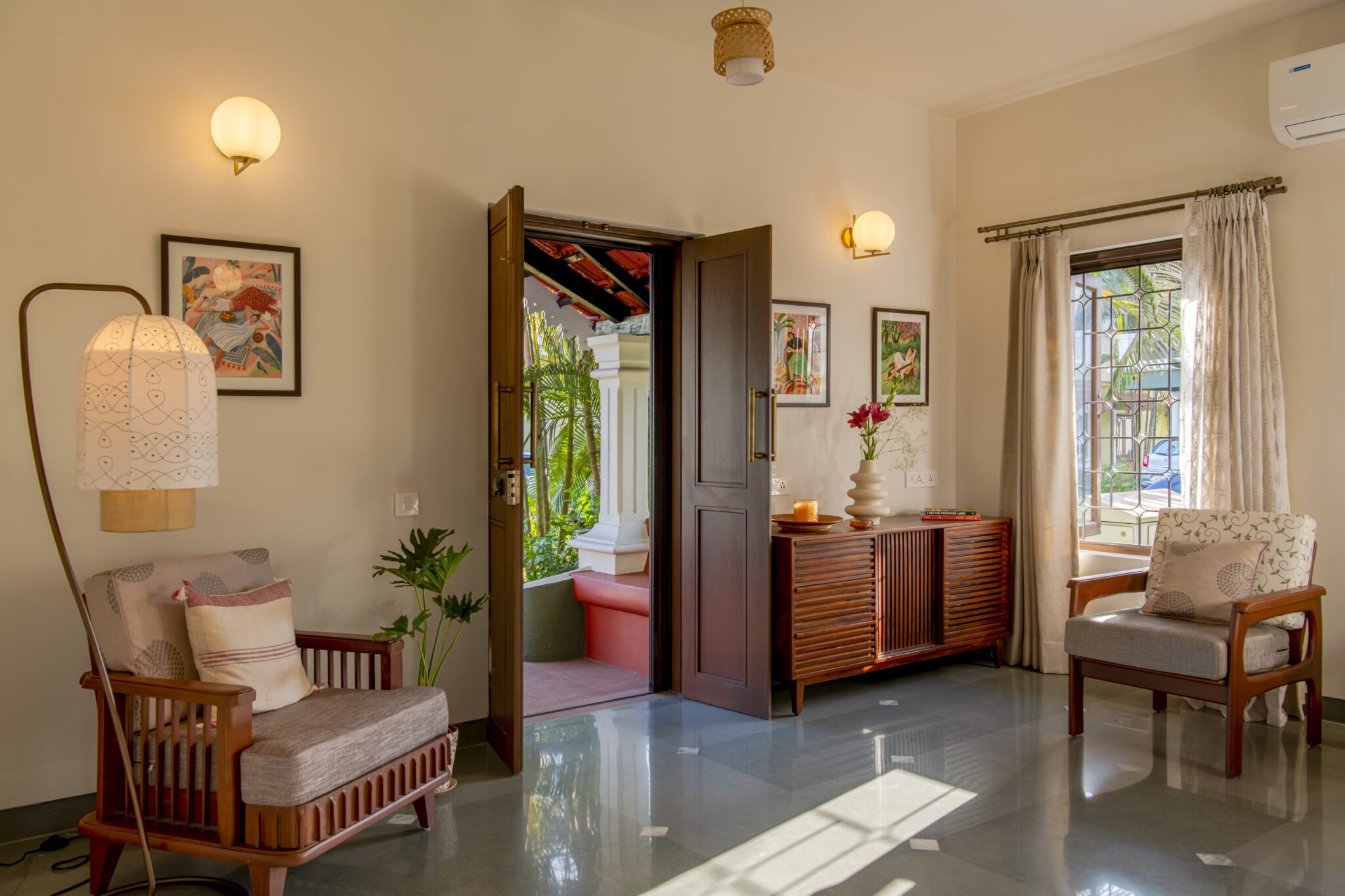 Integration and Quietude: A Villa in Goa Reimagined by Siddharth Singh & Sukhmani Brar of Design Pendulum — Design Pendulum (https://www.designpendulum.com/), Parra, Goa