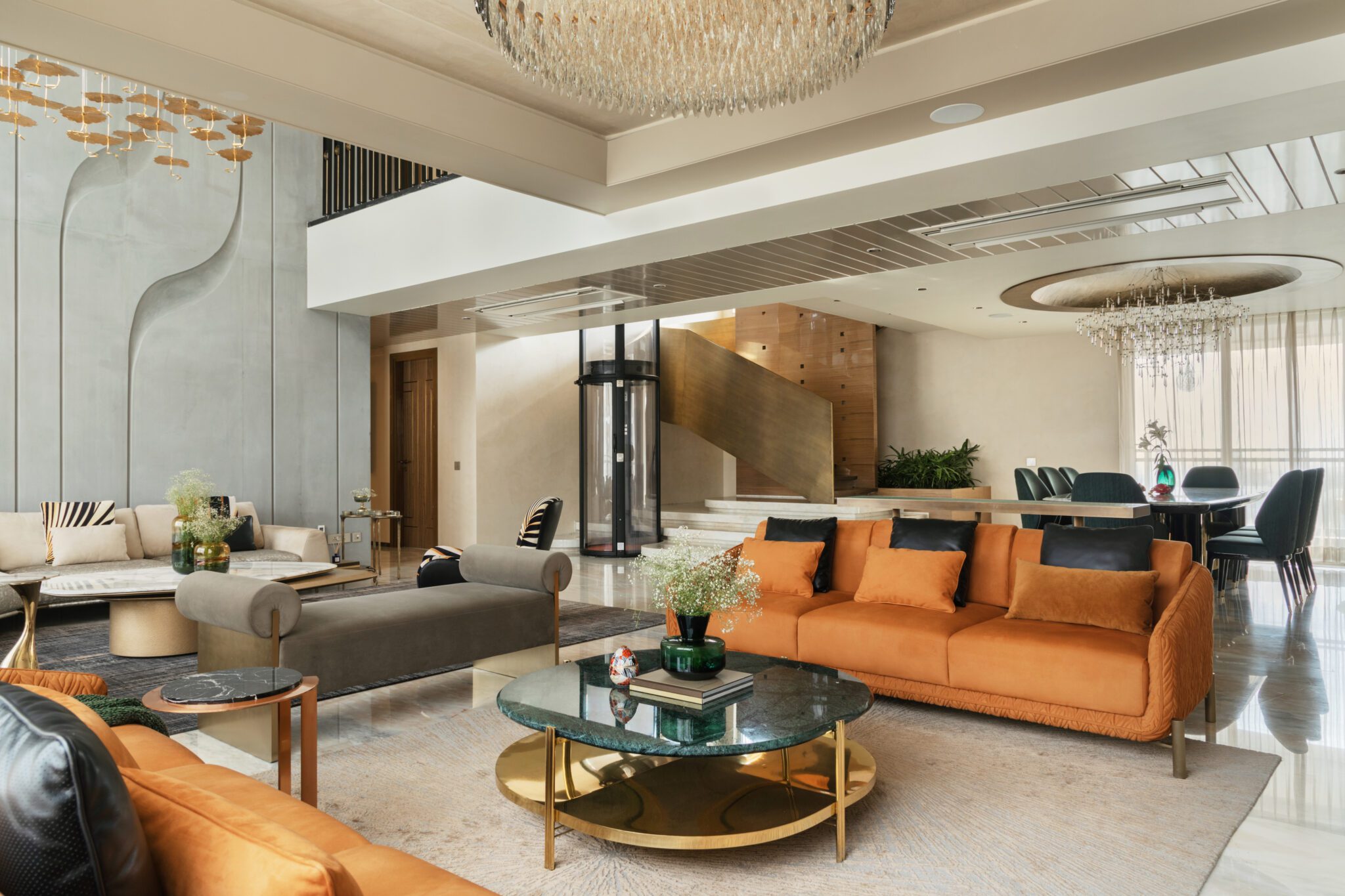 La Scala, Jaipur : A Brass-Clad Ode to Contemporary Indian Luxury — , Jaipur, Rajasthan